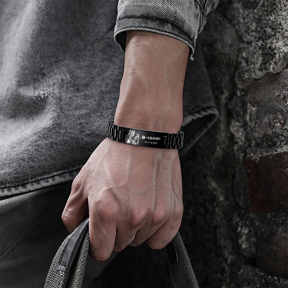 Our Song - Personalized Couple Spotify Code Bracelet