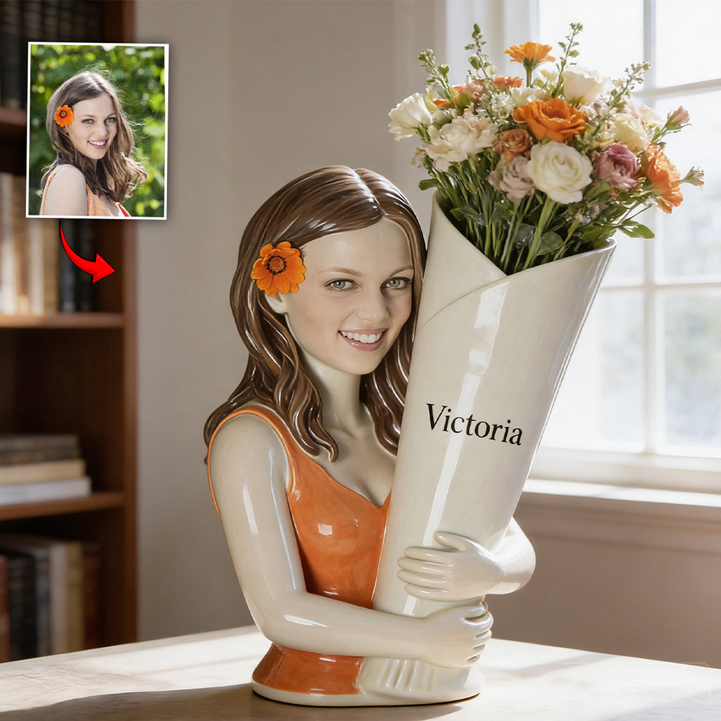 Bloom for Yourself - Personalized Self Love Acrylic Flower Vase