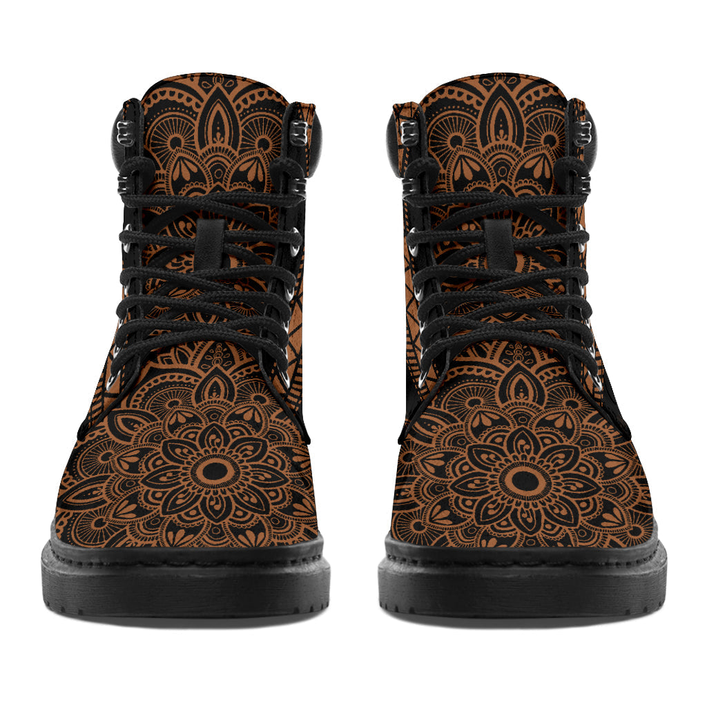 Bee Kind Mandala Autism Awareness All Season Boots 0622