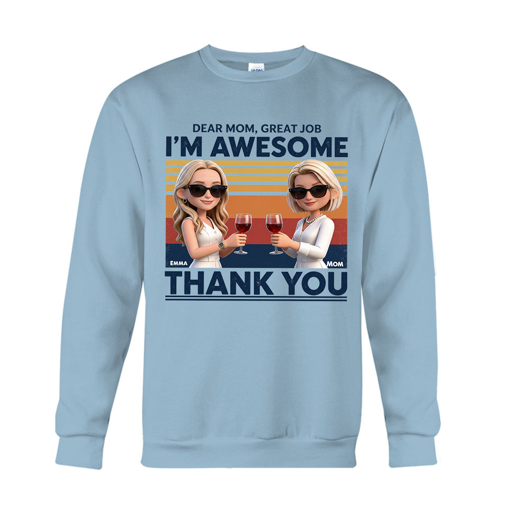 Dear Mom, Thank You - Personalized Mother T-shirt And Hoodie