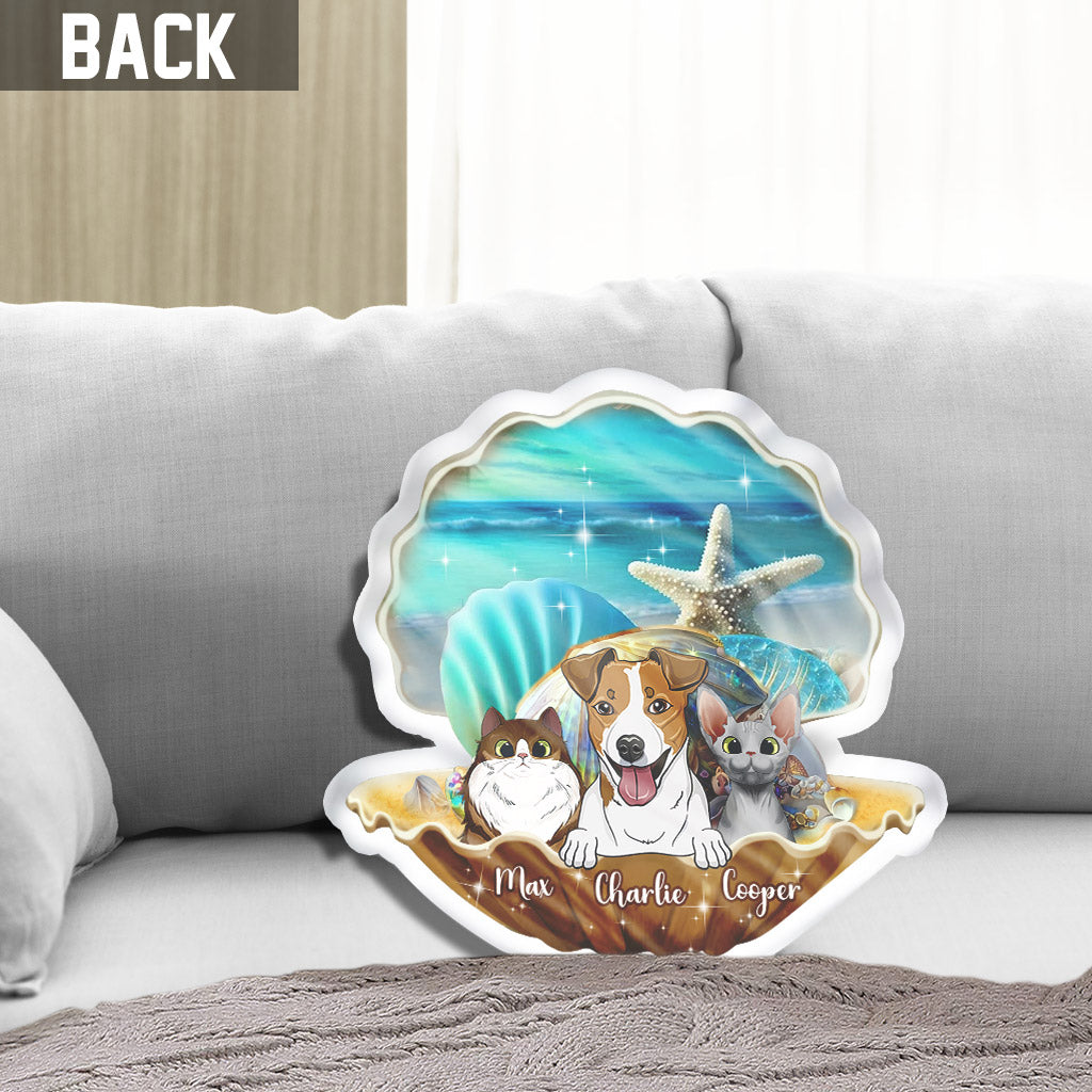 Little Cuties - Personalized Dog Shaped Pillow