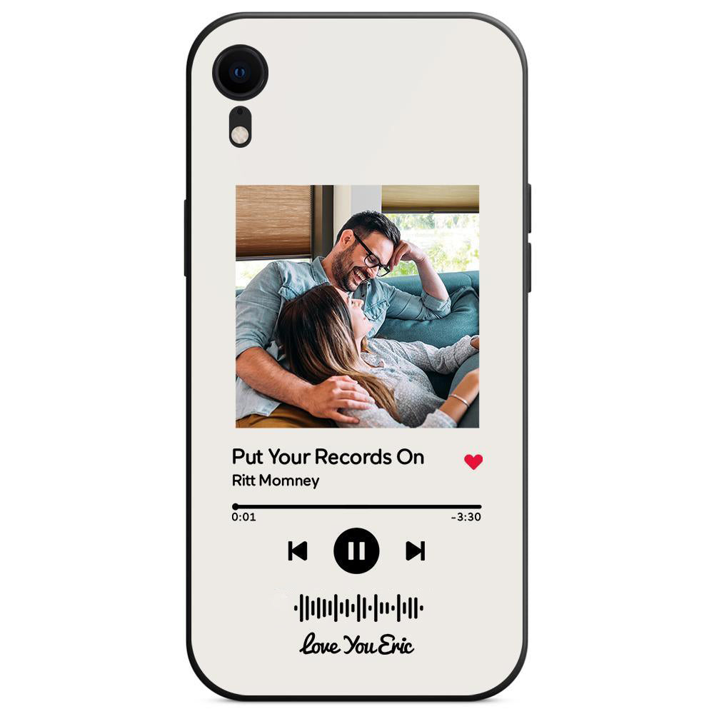 Music Code Song Photo Custom - Personalized Music Code Phone Case