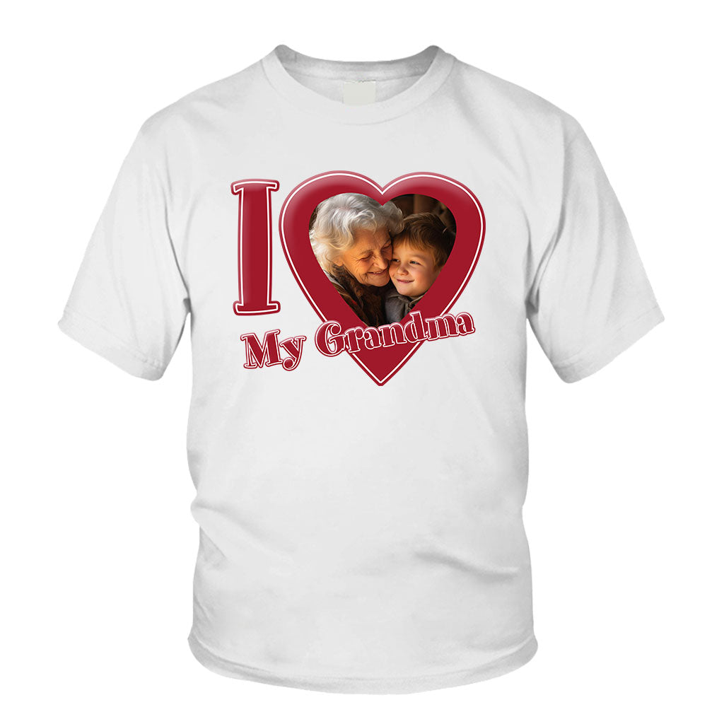 I Love My Grandma/ Nana/ Mommy.... - Personalized Grandma T-shirt And Hoodie