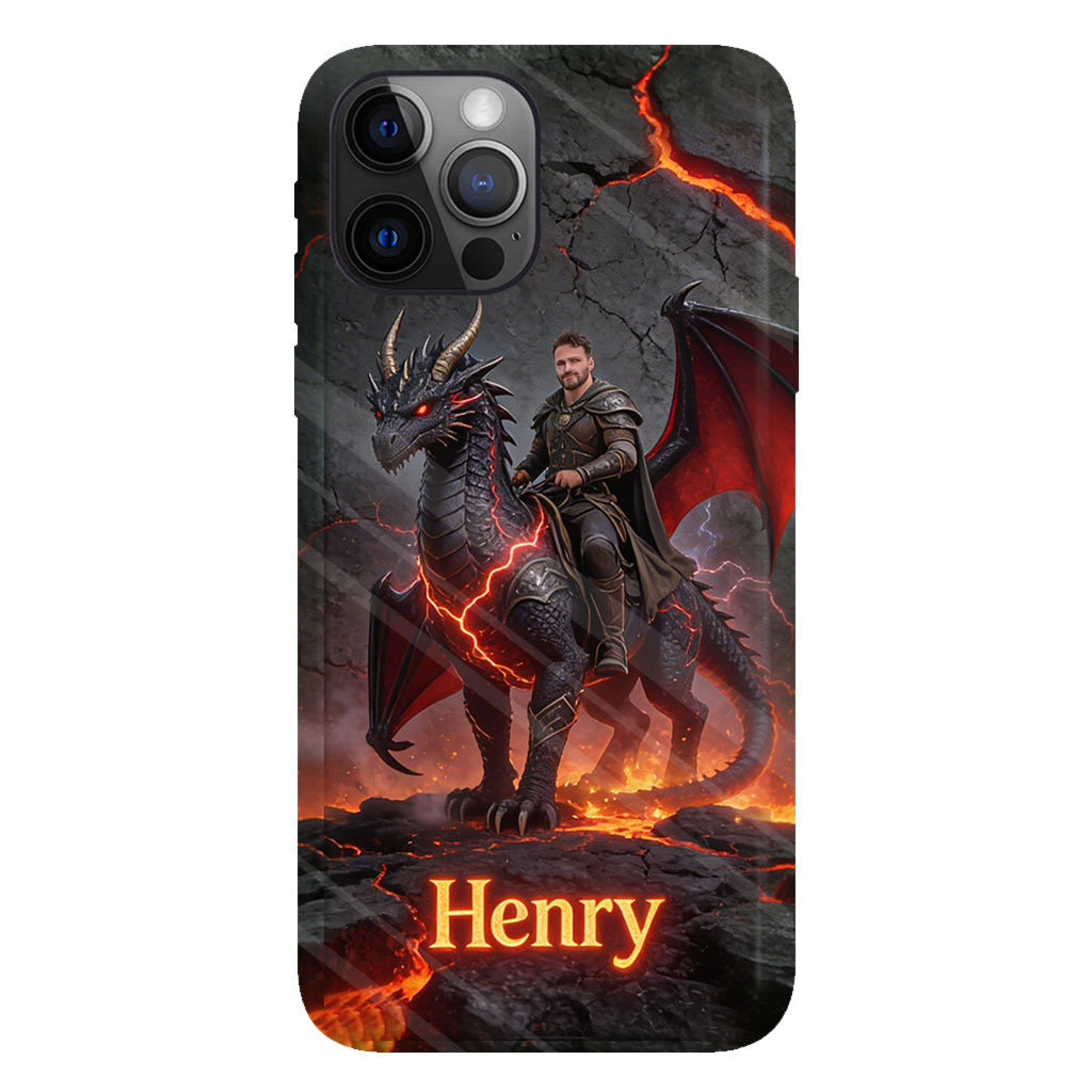Flying With The Dragon - Personalized Dragon Full Print Phone Case
