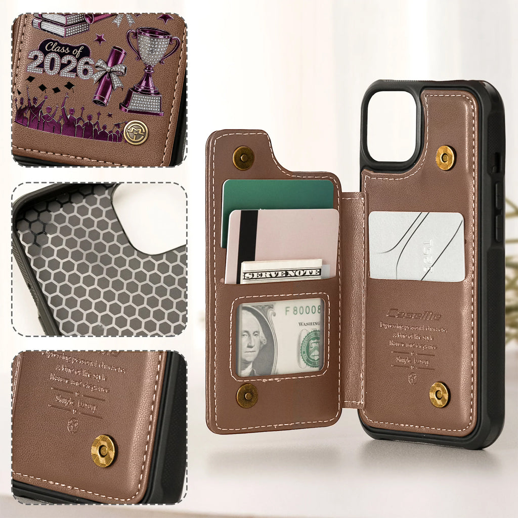 Graduation Gift - Personalized Graduation Wallet Phone Case