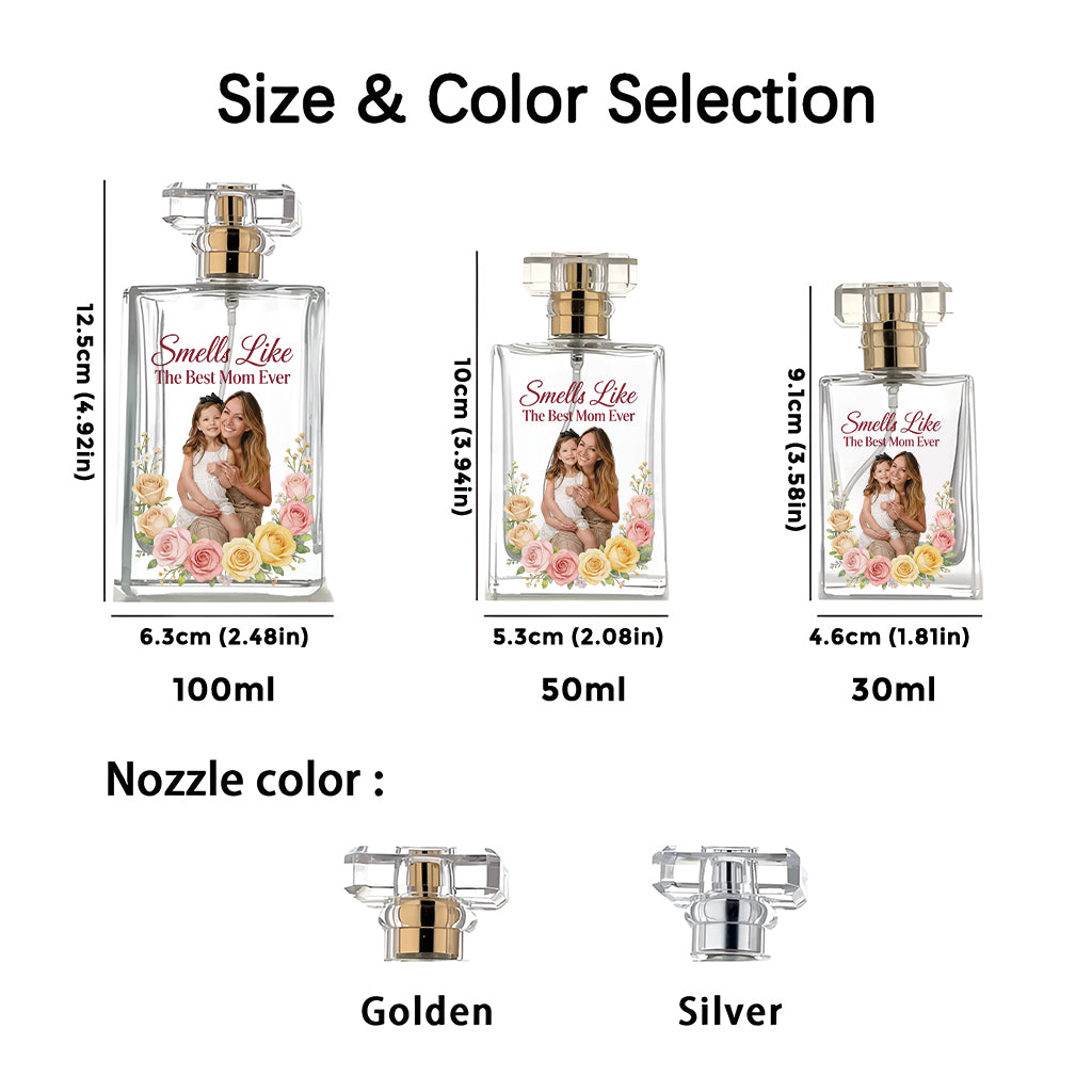 Best Mom Ever - Personalized Mother Refillable Perfume Bottle