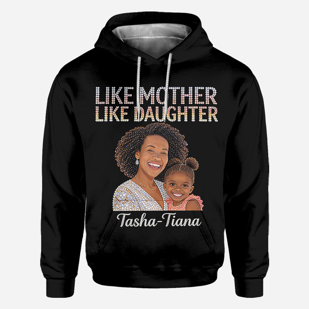 Like Mother Like Daughter - Personalized Mother All Over Shirt