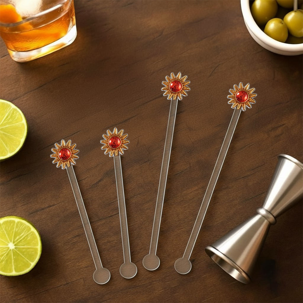 Latina Vibes, Always Chingona - Personalized Latina Women Set Accent Mug with Acrylic Stirrers