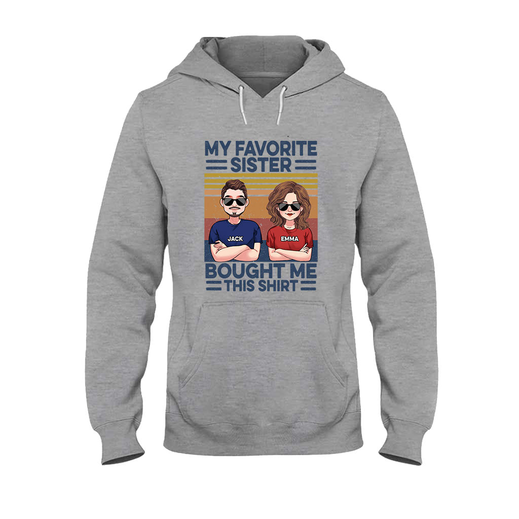 Favorite Sister - Personalized Sibling T-shirt & Hoodie