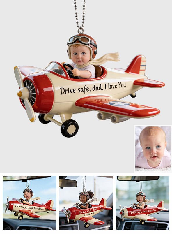 Father Gift Idea, Mom Gift Idea - Personalized Father Car Ornament
