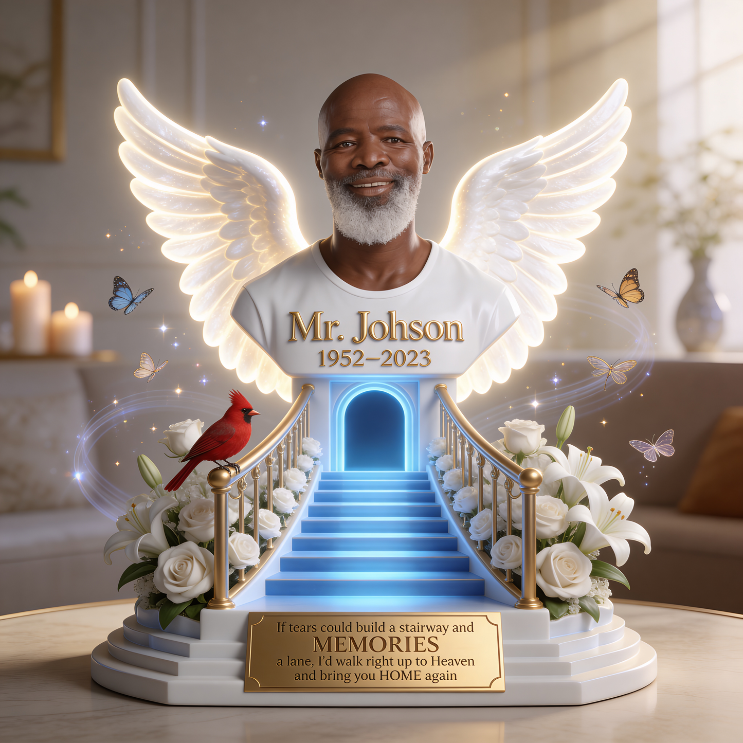 Memorial Gift - Personalized Memorial Custom Shaped Acrylic Plaque