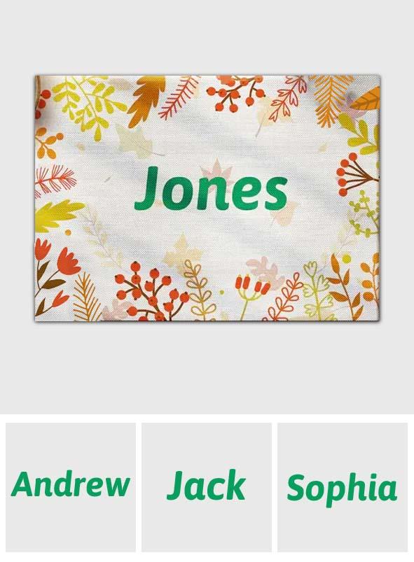 Name Custom - Cooking gift for her, mom, wife - Personalized Placemat
