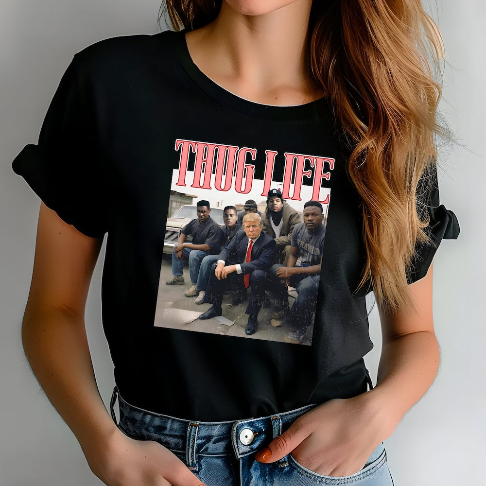 Trump T-Shirt Thug Life Trump Shirt Convicted Felon Shirt Stand With Trump Shirt Republican T Shirt MAGA 2024 T-Shirt Trump Election Shirt T-shirt & Hoodie