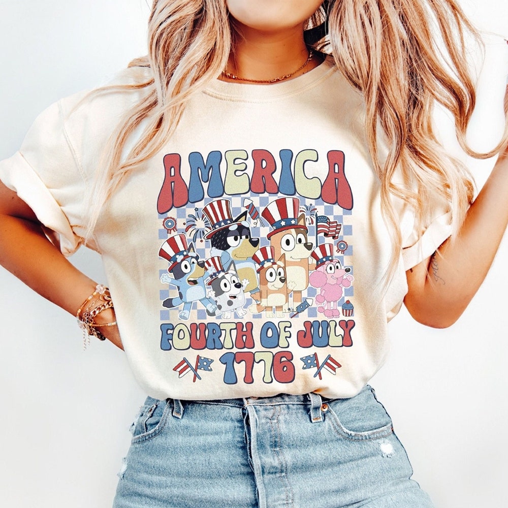 Red White Bluey Family Shirts,4th of July Shirt, Fourth of July Patriotic 4th of July T-shirt for Independence Day, Patriotic T-Shirt T-shirt & Hoodie