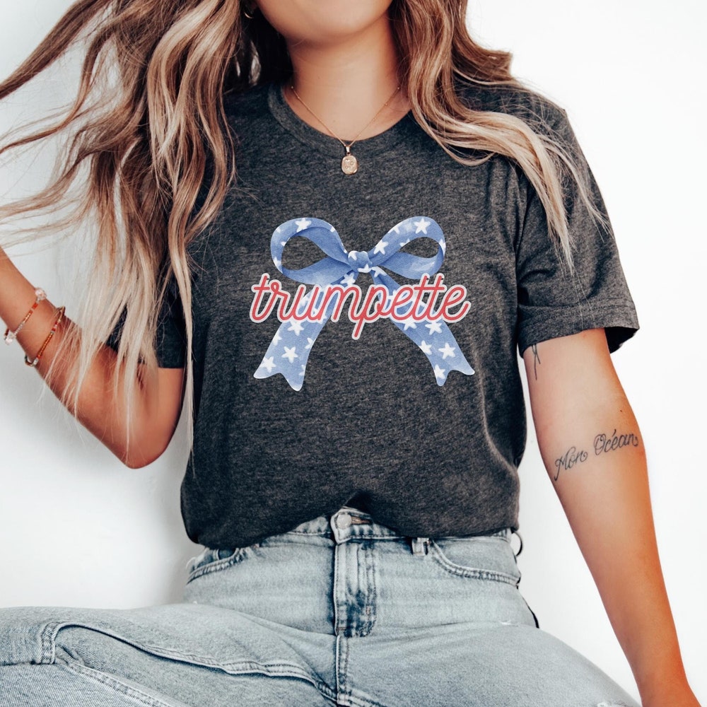 Trump Girl Coquette Shirt, Trumpette Shirt, Retro 4Th Of July Shirt, Mother And Daughter Matching Tee, Cute And Funny Election Shirt T-shirt & Hoodie