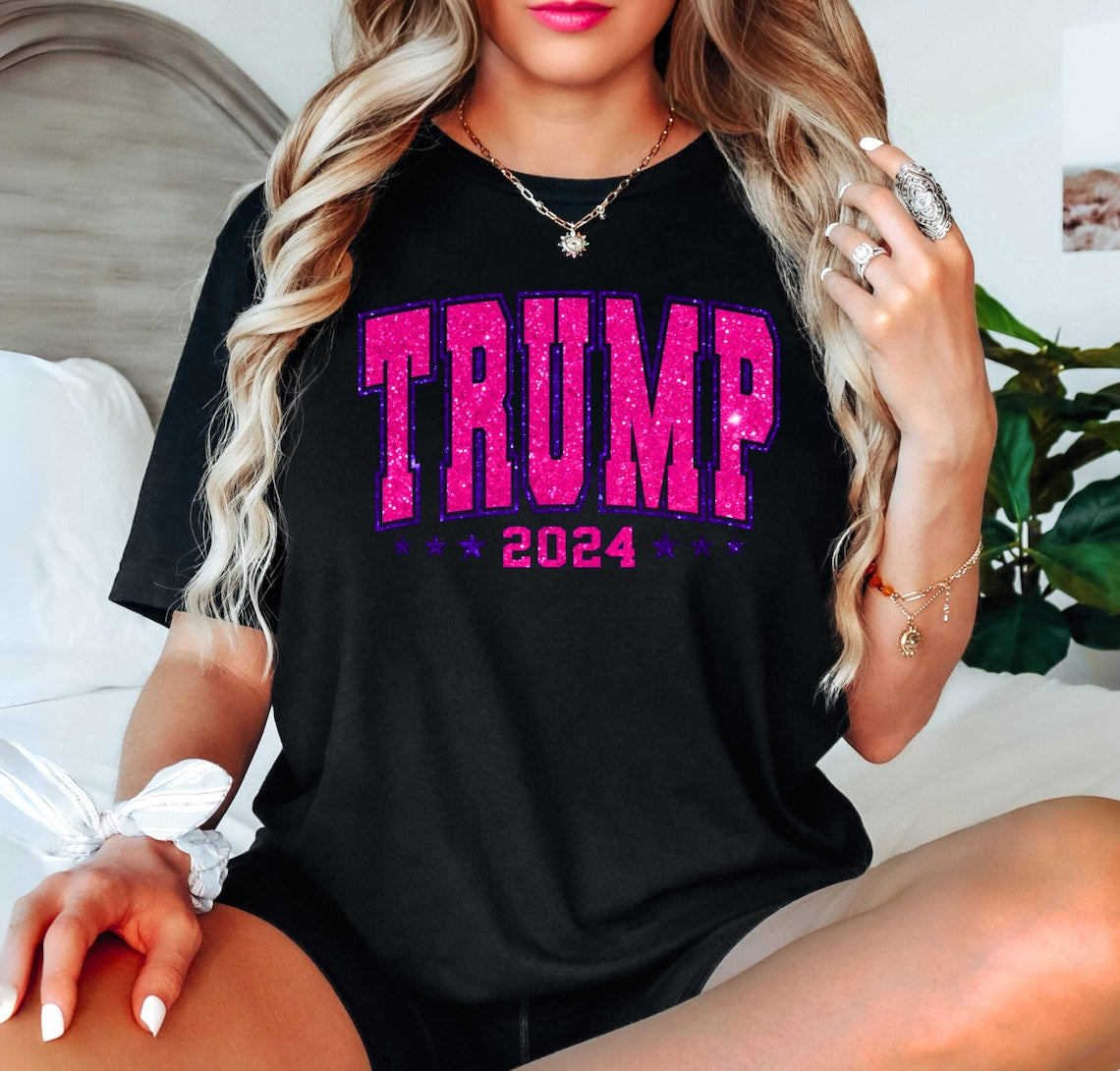Trump 2024 Viral T-Shirt, Trump Shirt, Trump T-Shirt, Maga Shirt, Trump Girl Shirt, Republican Shirt, Pink Trump Shirt, Donald Trump Shirts Gifts T-shirt & Hoodie