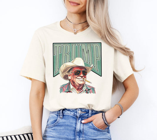 Trmp Shirt Western Trmp Tee Cowboy Shirt Make America Great Trmp Daddy Shirt MAGA Trmp President Tee Donald Trmp Funny Republican Gift
T-shirt & Hoodie