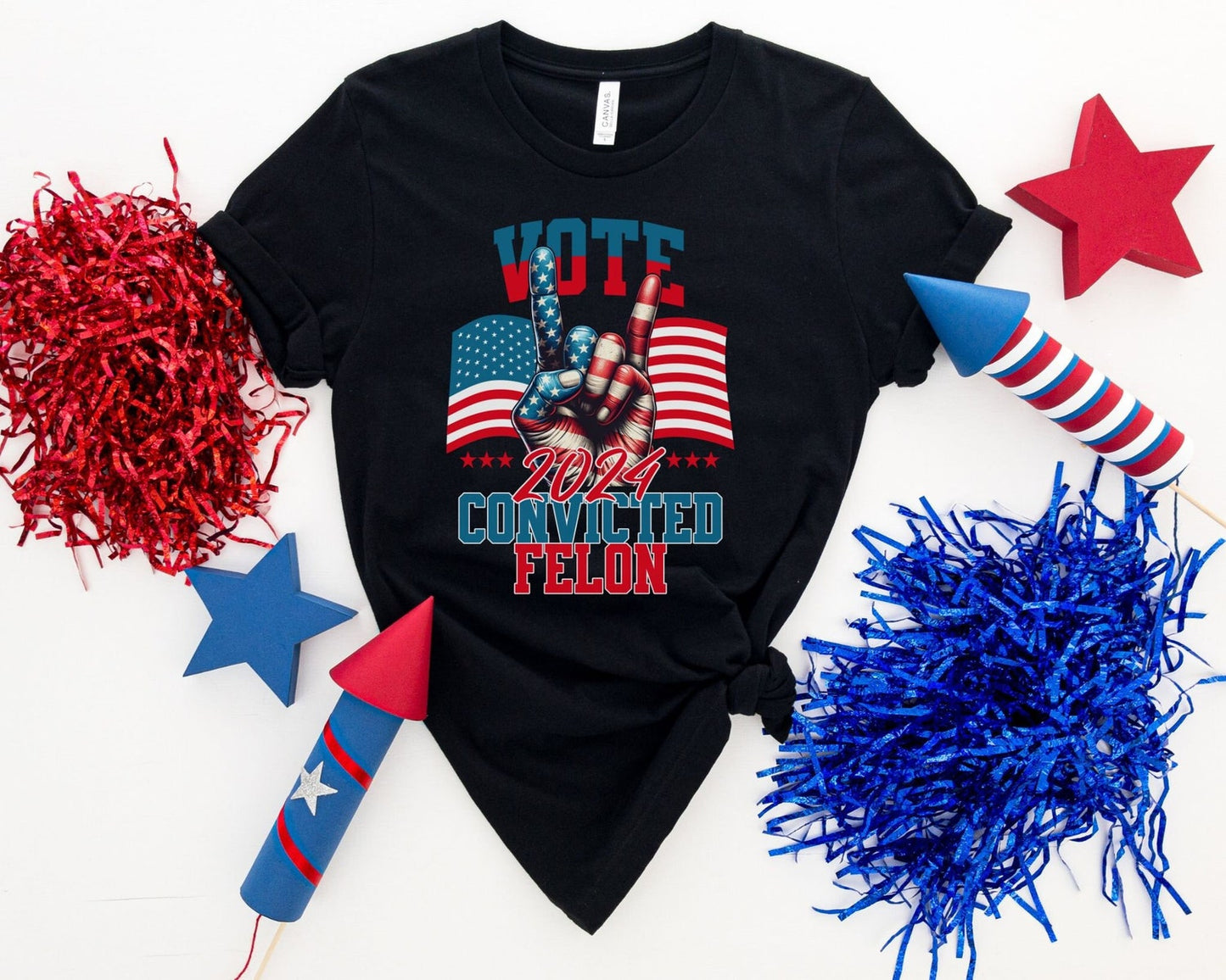 Vote Convicted Felon 2024 Shirt, Vote Shirt, Election Tshirts, Political Shirt, Presidential Election 2024 Shirt, Trump Shirts T-shirt & Hoodie