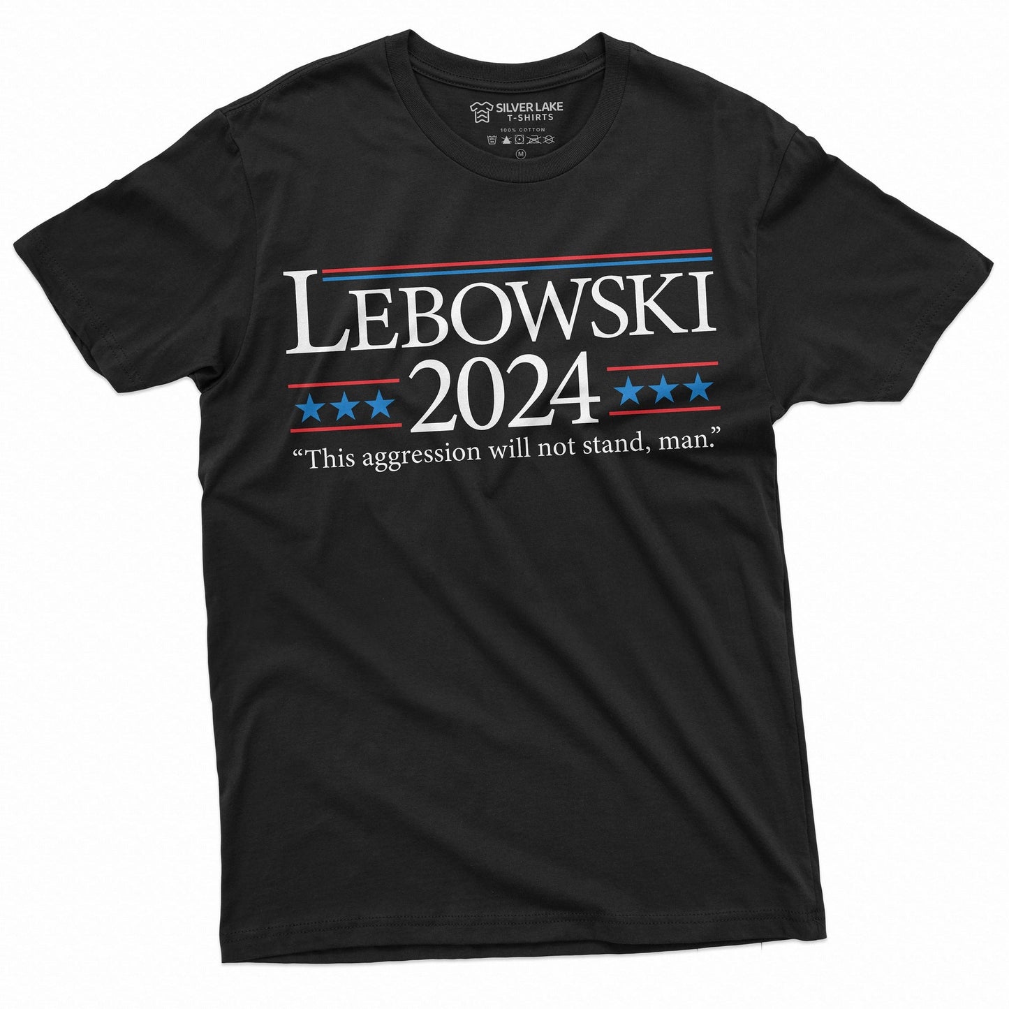 Men's Lebowski 2024 Shirt Funny Lebowski Quote Shirt Usa Politics 2024 Election Shirt Movie Inspired Pop Culture T-Shirt Political Shirts T-shirt & Hoodie
