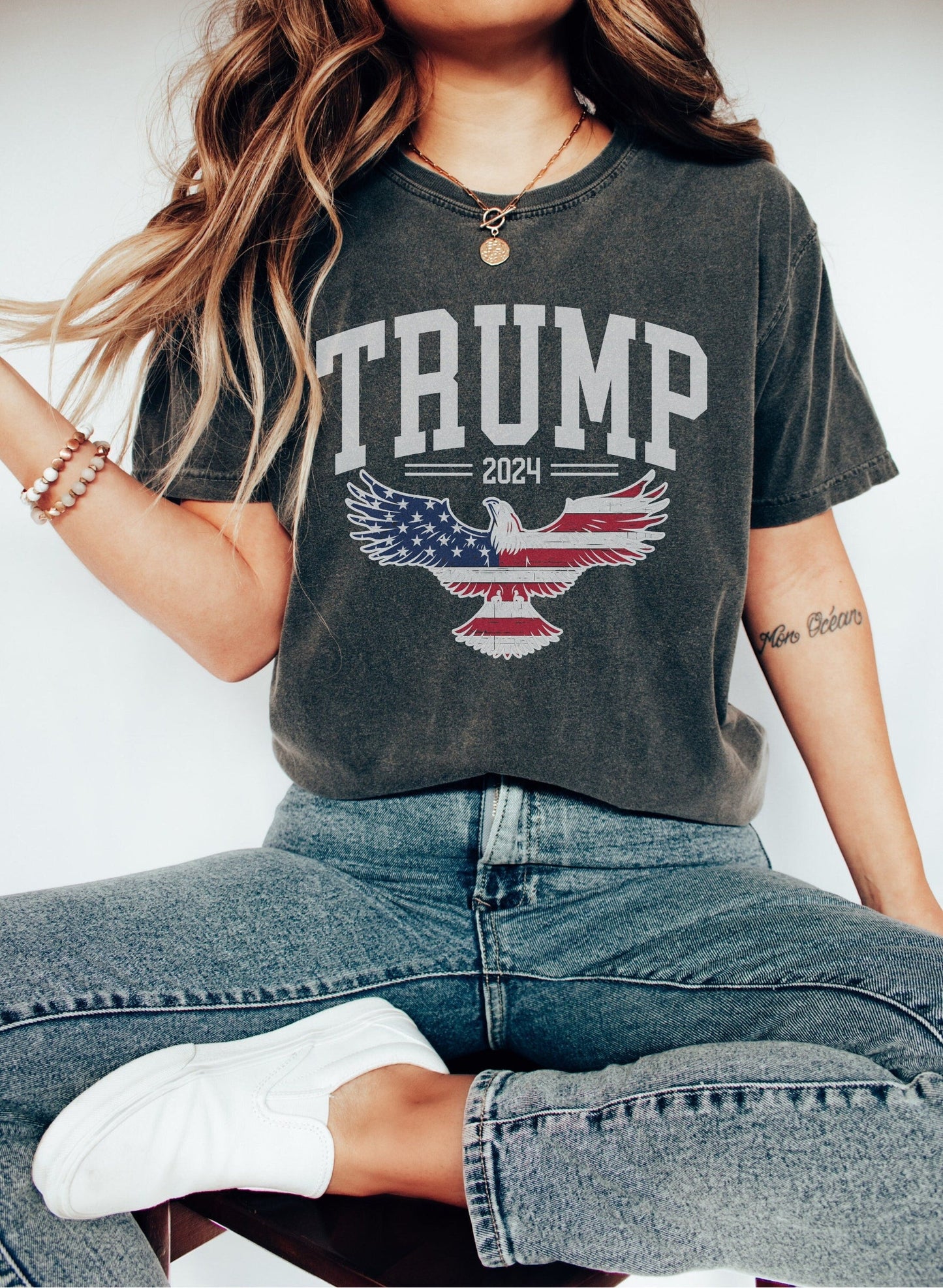 Trump Shirt, American Flag Shirt, Pro Trump Shirt, Pro America Eagle Shirt, Trump 2024 Shirt, Republican Shirt, MAGA 2024 T-shirt & Hoodie