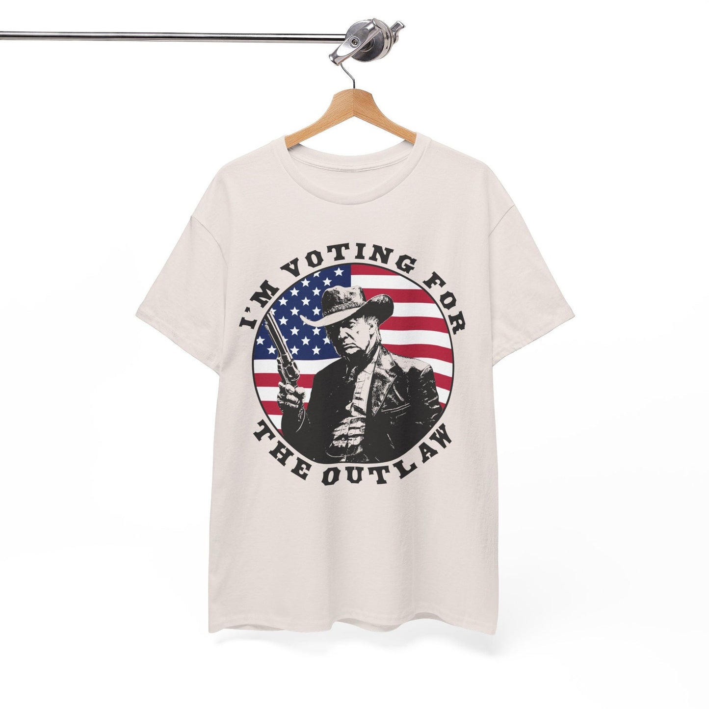 Trump Shirt, American Flag Shirt, Pro Trump Tee, Pro America Shirt, Trump 2024 Shirt, Republican Shirt, MAGA 2024, I'm Voting For the Outlaw T-shirt & Hoodie