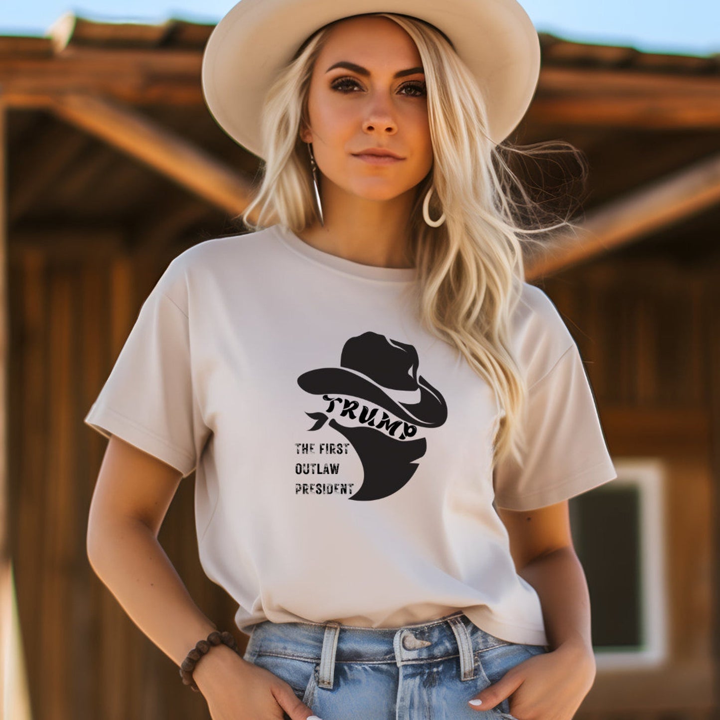 Trump The First Outlaw President Tee, Republican Shirt, Conservative Shirt, Republican Gift, Anti Democrat Shirt, Republican Apparel T-shirt & Hoodie
