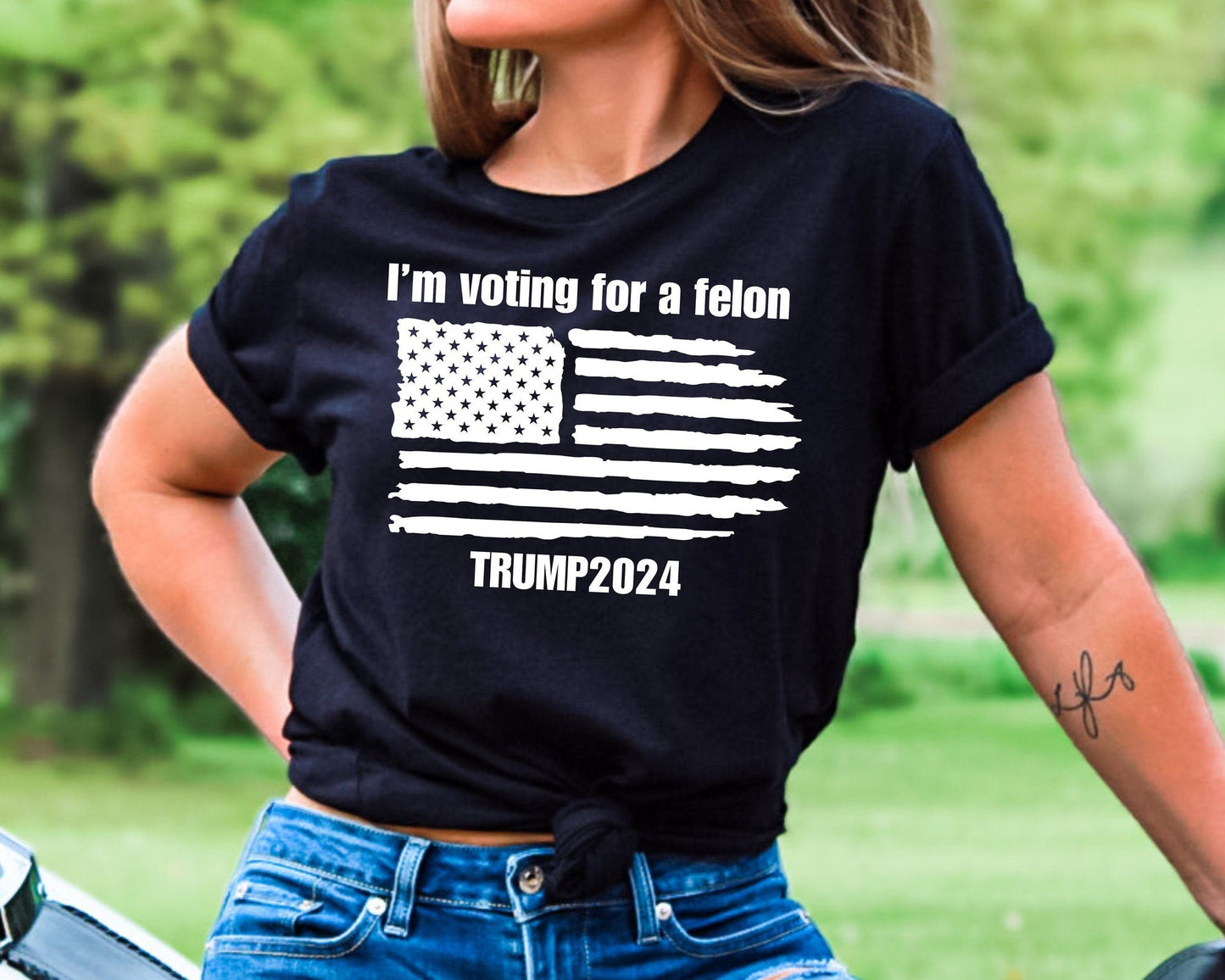 Trump FeI0n T-Shirtpng, Vote For A FeI0n Shirt, Trump Merica Shirt, Trump 2024 Shirt, Donald Trump American Flag Shirt T-shirt & Hoodie