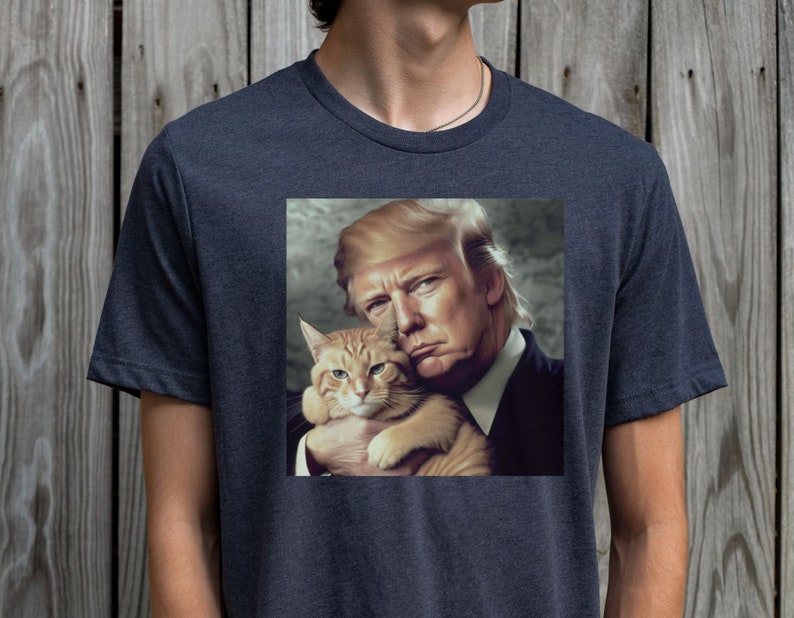 Trump And Cat T-Shirt, Funny Trump Shirt, Funny Political Tee T-shirt & Hoodie