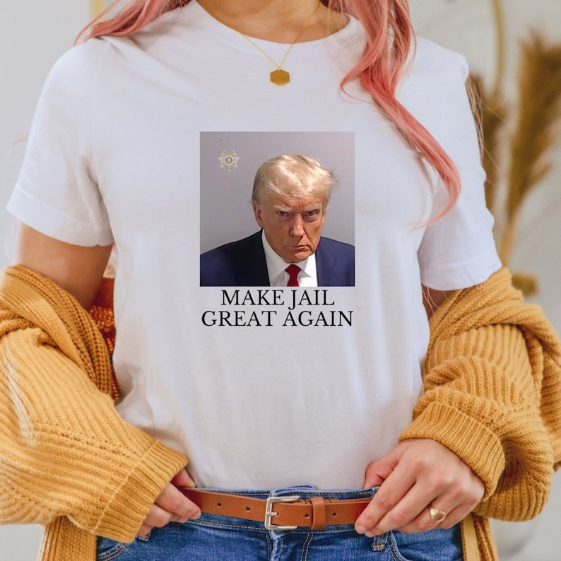 Make Jail Great Again Shirt, Trump Mugshot, Donald Trump Mugshot, Donald Trump Shirt, Donald Trump Mugshot T Shirt, Mjga Funny Trump Shirt T-shirt & Hoodie