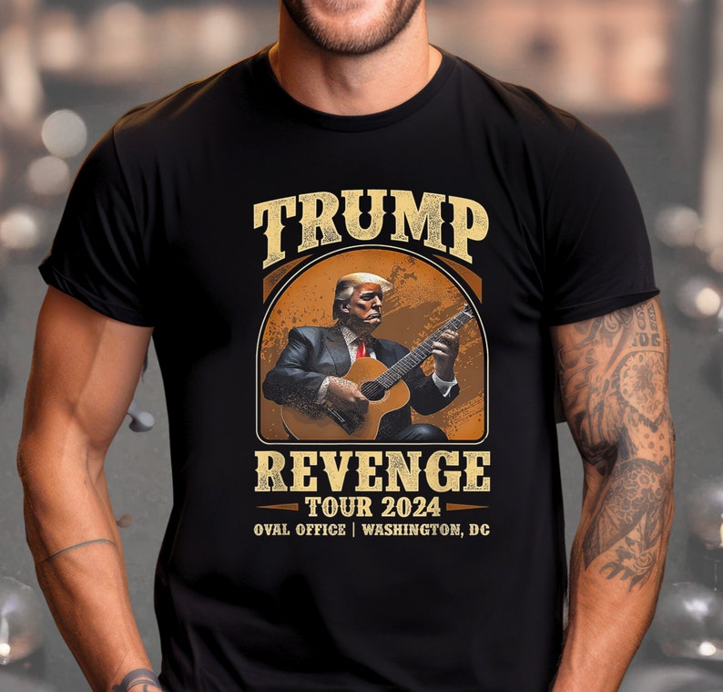 Trump Revenge Tour Vintage Concert Shirt, Political T-Shirt, Maga Gift Tee, Patriotic T-Shirt, Trump 2024 Shirt T-shirt & Hoodie