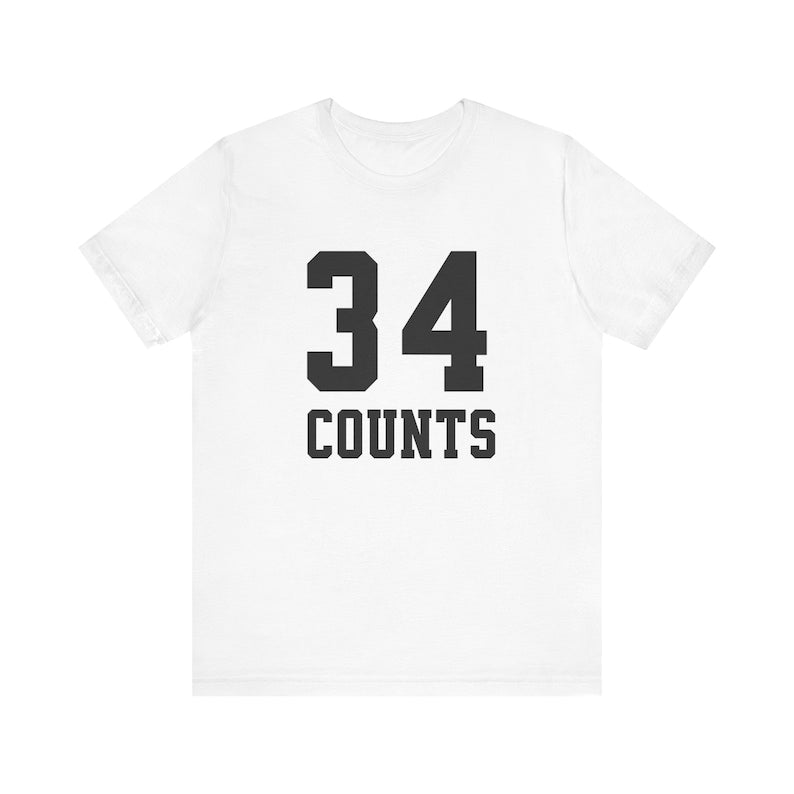 Trump Gu1lty Verdict "34 Counts" Shirt, Conviction Shirt, Trump Verdict Shirt, Trump Conviction Shirt, Trump Trial Verdict Shirt T-shirt & Hoodie
