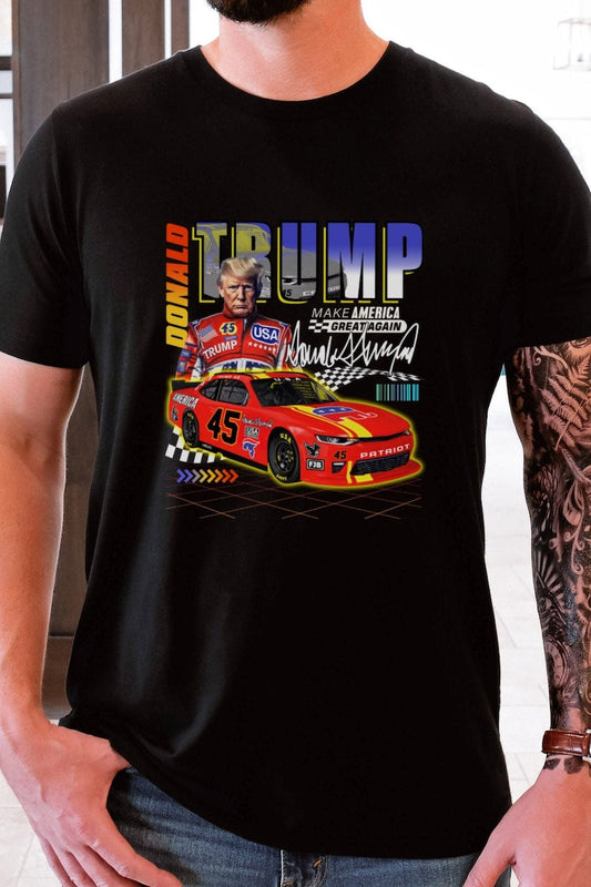 Make America Great Again Racing Trump Race car T-shirt & Hoodie 0924