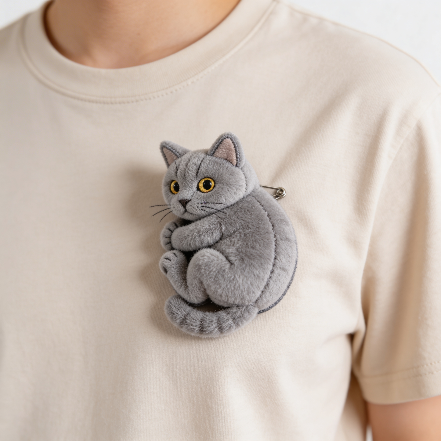 Pet Mom, Pet Lovers Gift - Personalized Dog Plush Brooch