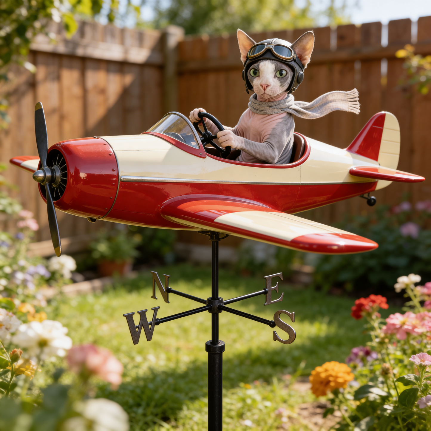 Must-have Item for Your Garden, Pet Lover Gift - Personalized Dog Weather Vane