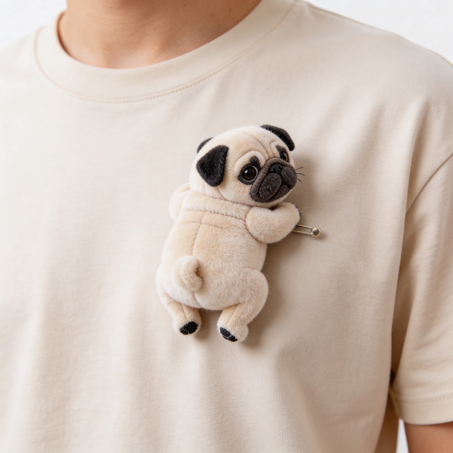 Pet Mom, Pet Lovers Gift - Personalized Dog Plush Brooch