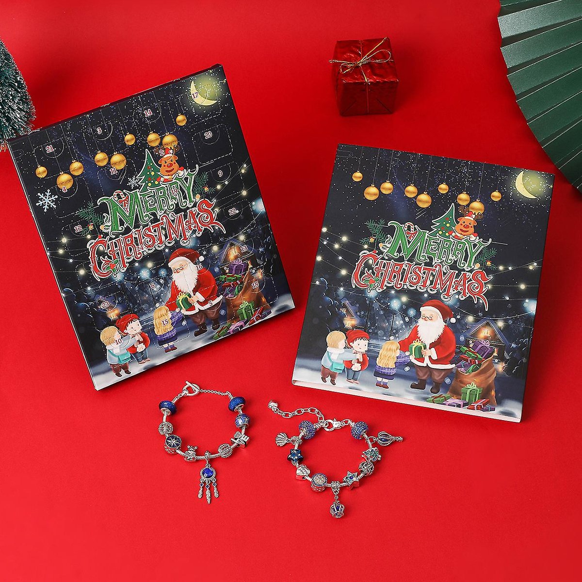 Merry Christmas - Christmas Advent Calendar Surprise Charm Box