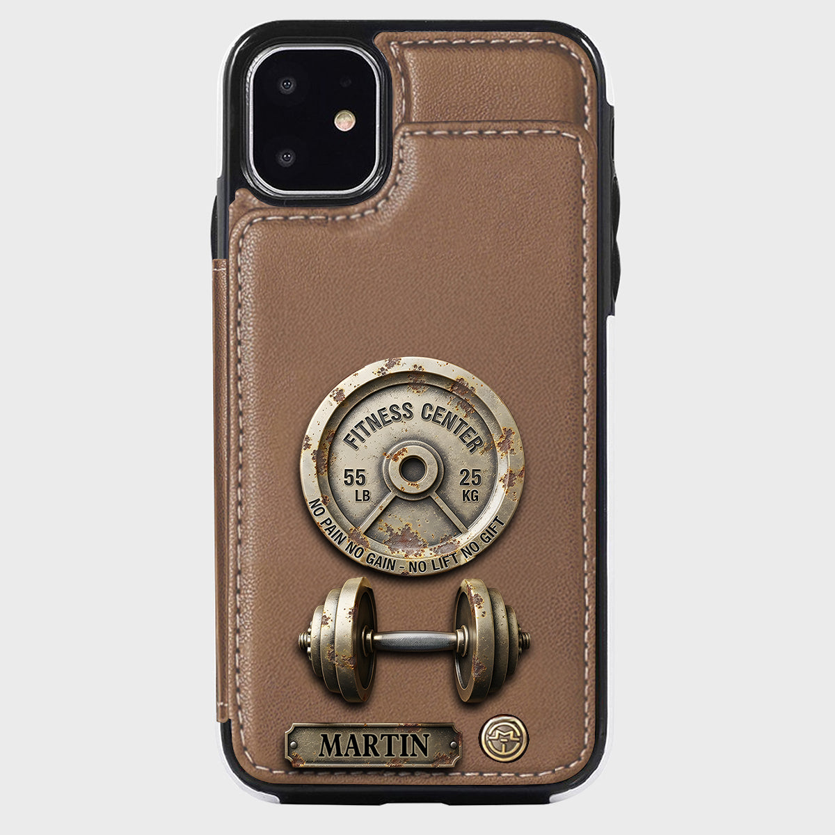 No Pain No Gain - Personalized Fitness Wallet Phone Case