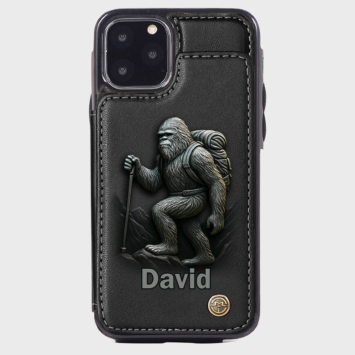 Sasquatch - Personalized Hiking Wallet Phone Case