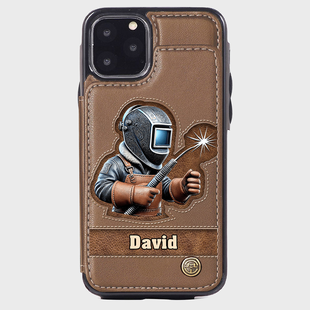 Strong Ones Become Welder - Personalized Welder Wallet Phone Case