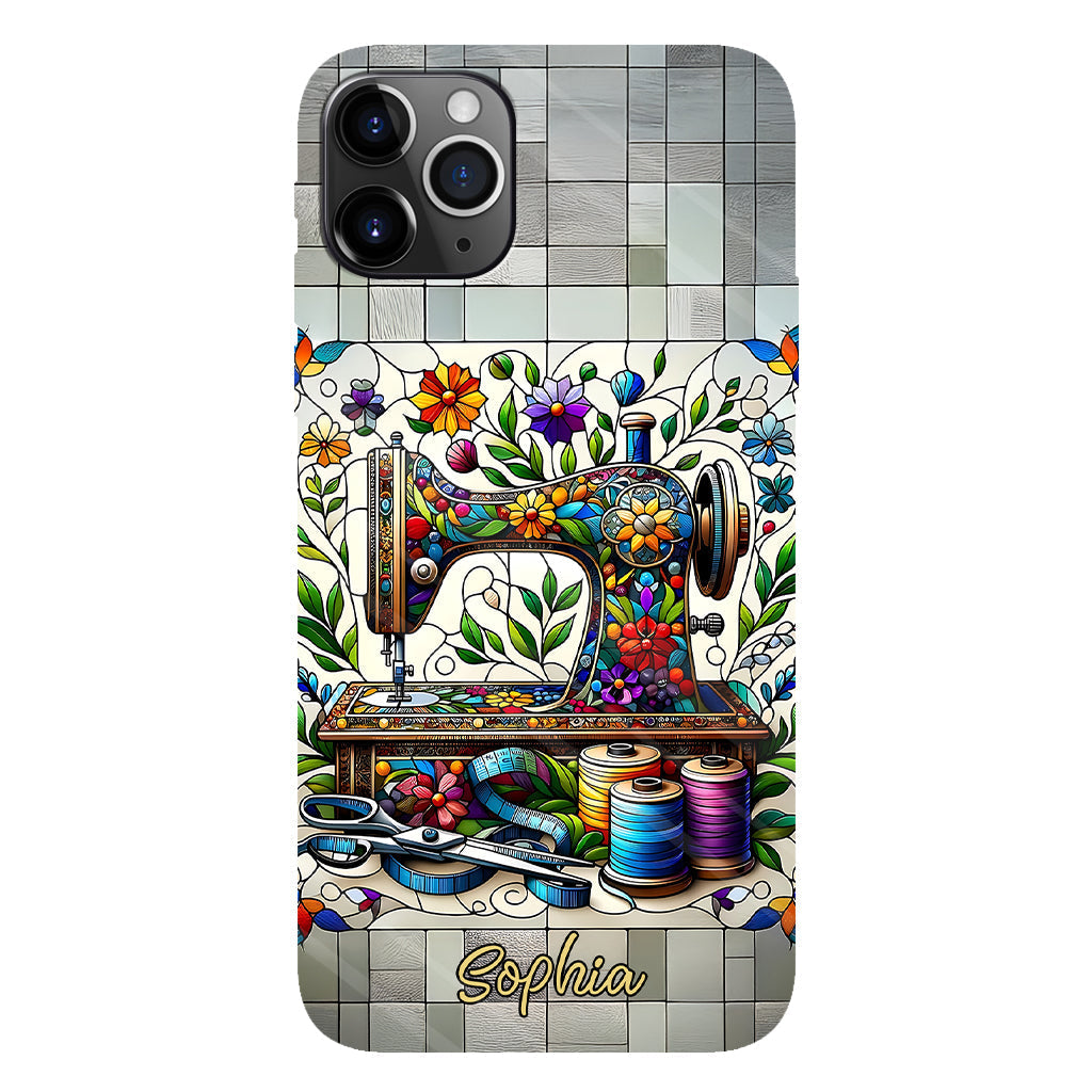 Love Sewing - Personalized Sewing Full Print Phone Case