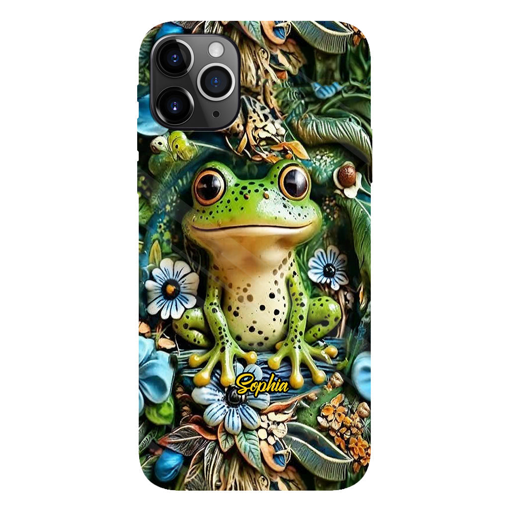 Love Frogs - Personalized Frog Full Print Phone Case