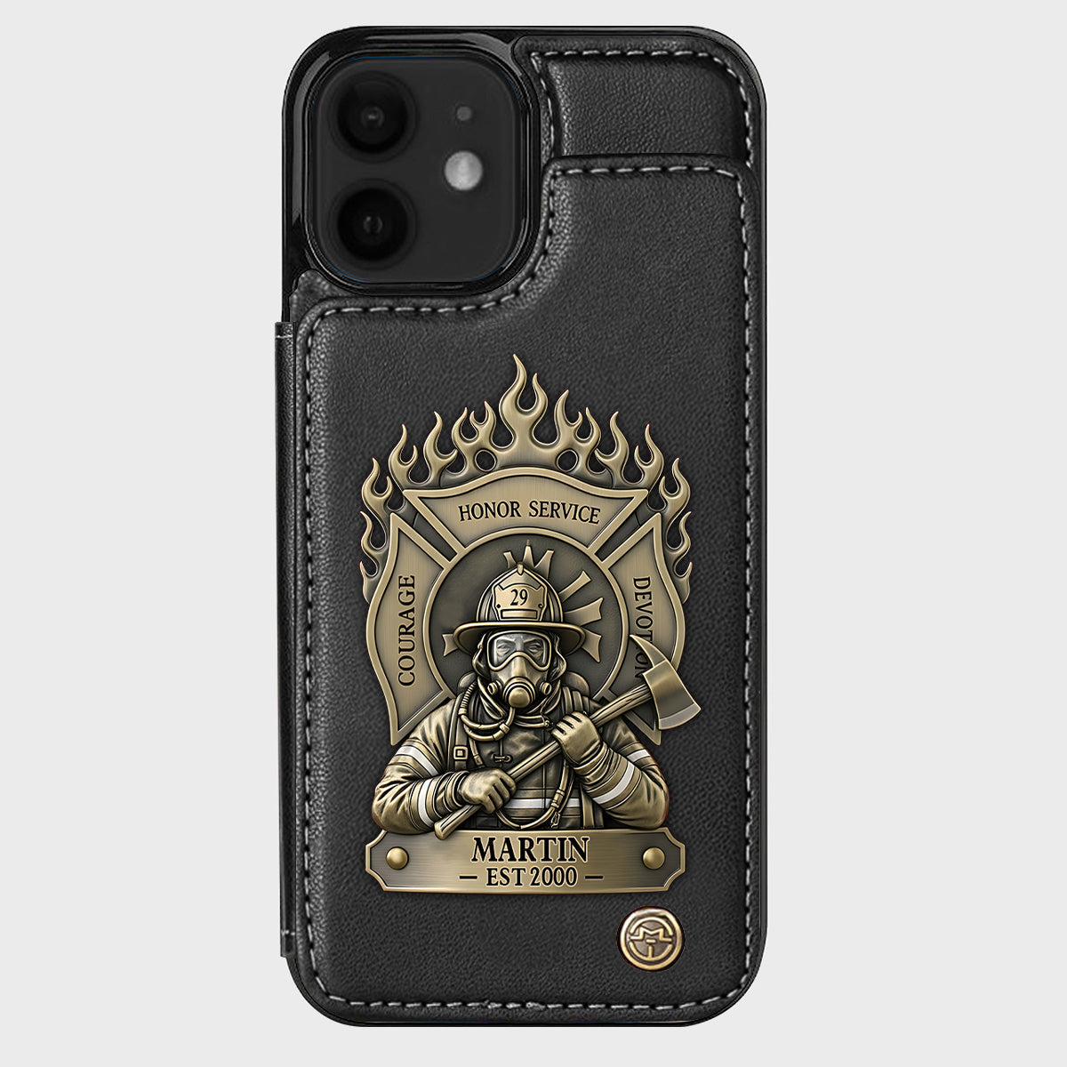 Proud Firefighter - Personalized Firefighter Wallet Phone Case