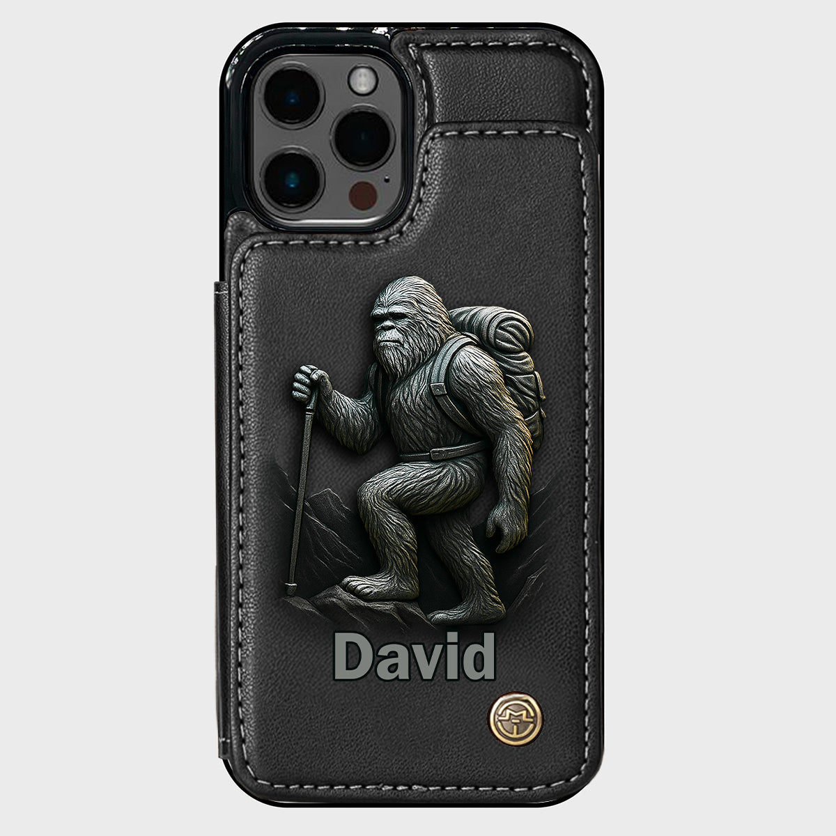 Sasquatch - Personalized Hiking Wallet Phone Case