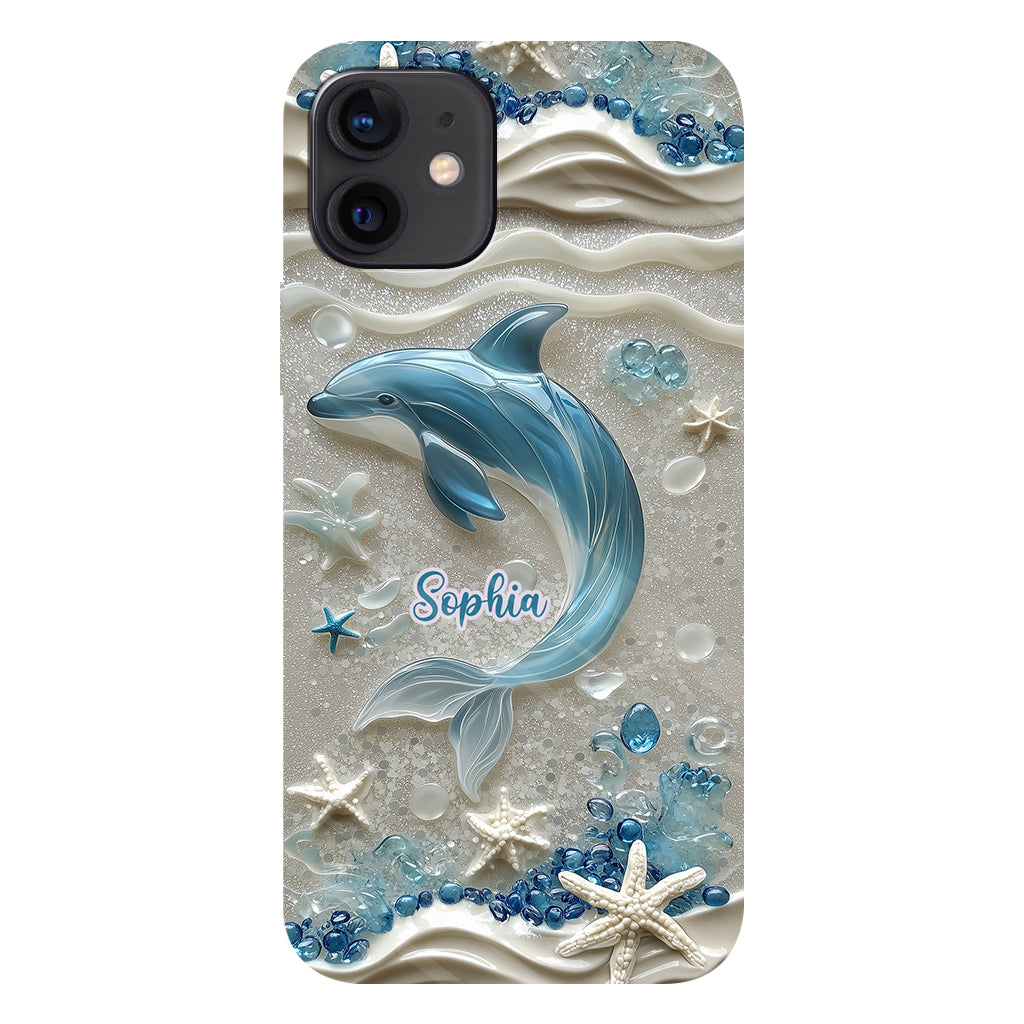 Love Dophins - Personalized Dolphin Full Print Phone Case