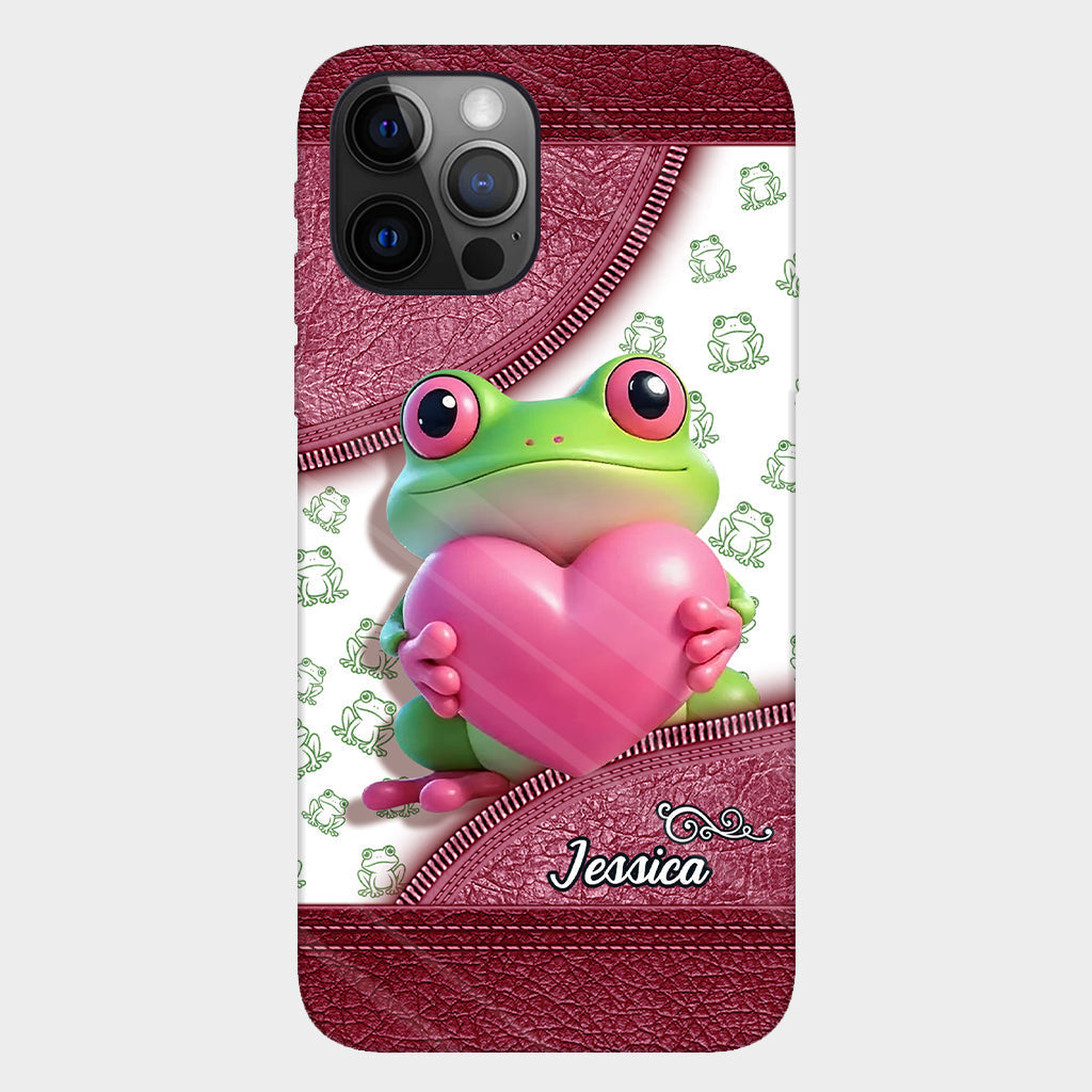 Love Frog - Personalized Frog Full Print Phone Case