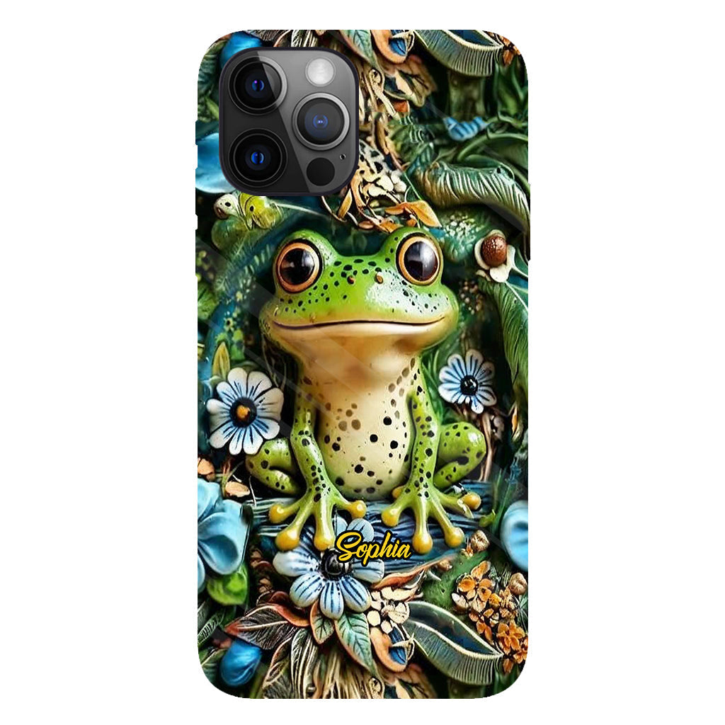 Love Frogs - Personalized Frog Full Print Phone Case