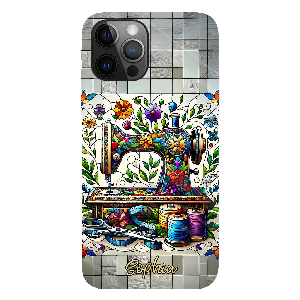 Love Sewing - Personalized Sewing Full Print Phone Case