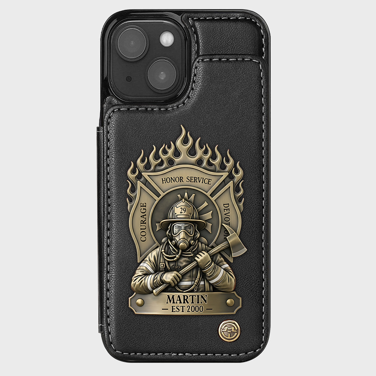 Proud Firefighter - Personalized Firefighter Wallet Phone Case