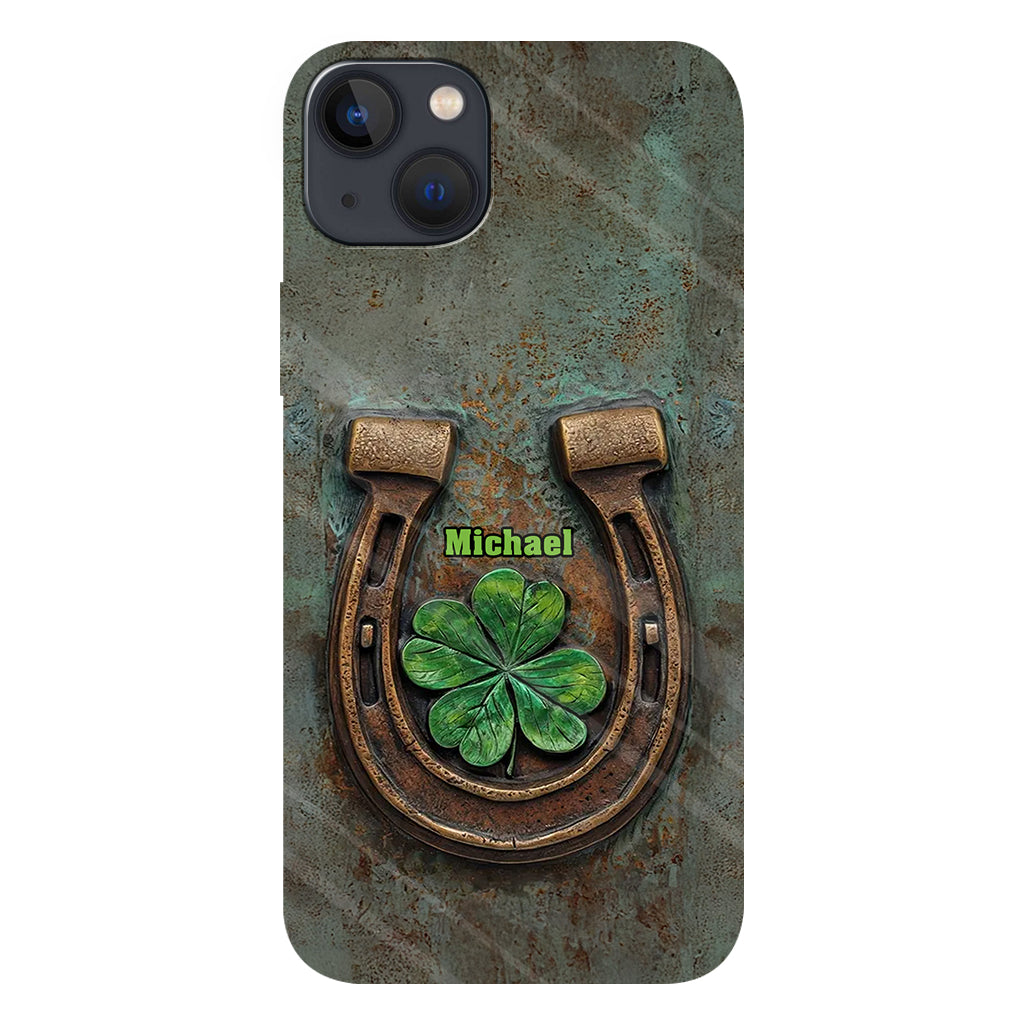 Vintage Irish Harp - Personalized Horse Full Print Phone Case