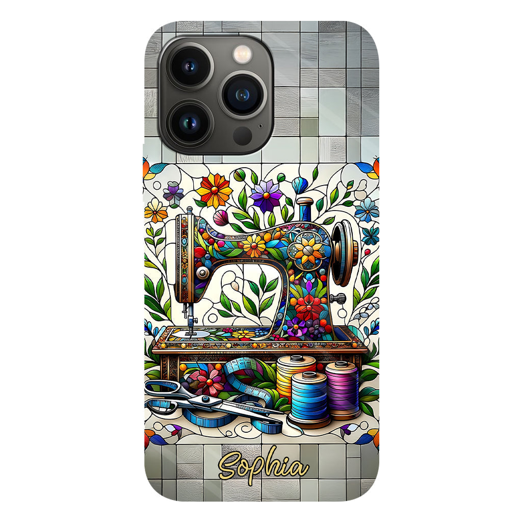 Love Sewing - Personalized Sewing Full Print Phone Case